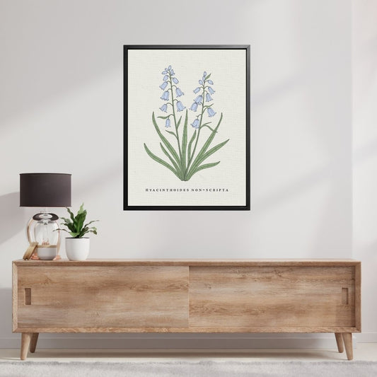 Bluebells Botanical Fine Art Print by H Potter