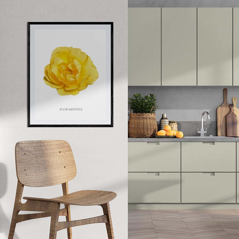 Roses Flowers Set Botanical Fine Art Print by H Potter