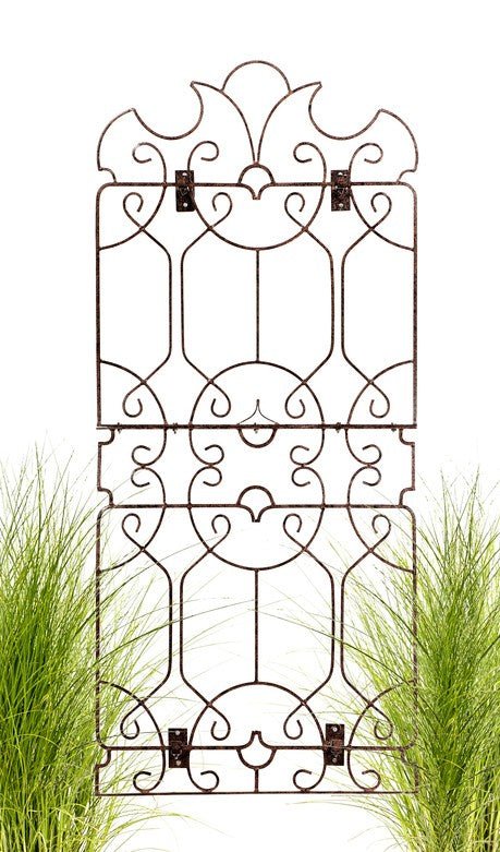 H Potter Trellis Wrought Iron Large Metal Ornamental Yard Art Wall Art