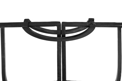 H Potter Geometric Garden Arbor with Gate - Heavy Duty Gateway Arch