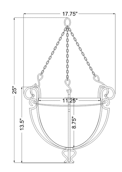 H Potter hanging planter