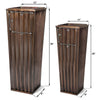 H Potter Planters Set of 2 Patio Deck Flower Ribbed Garden