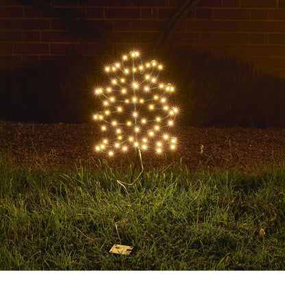 H Potter Solar Illuminated Estate Leaf Garden Light Large