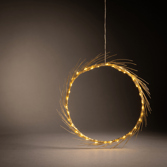 h potter celeste hanging led wreath