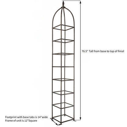 H Potter Trellis – Chic Farming Obelisk Trellis 76.5" Tall
