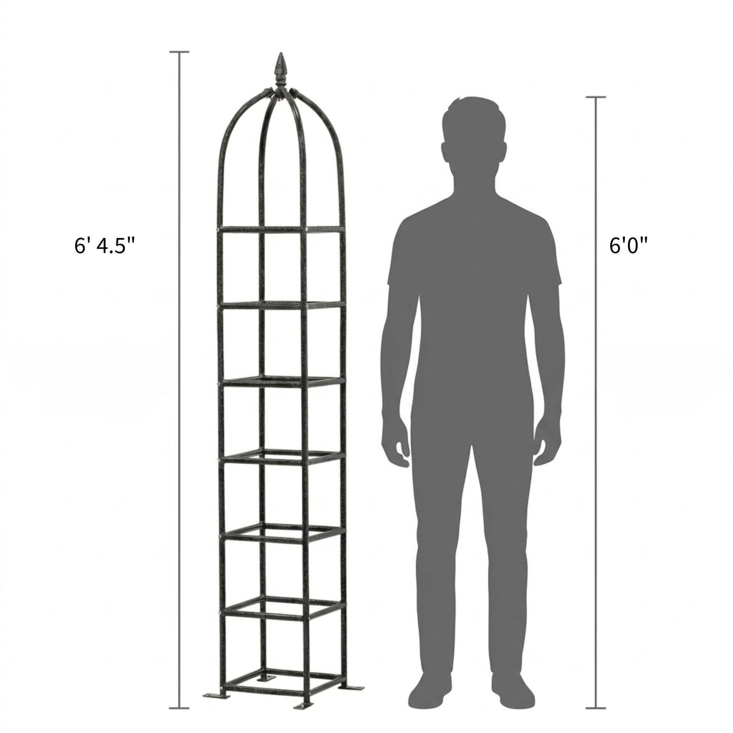 H Potter Trellis – Chic Farming Obelisk Trellis 76.5" Tall