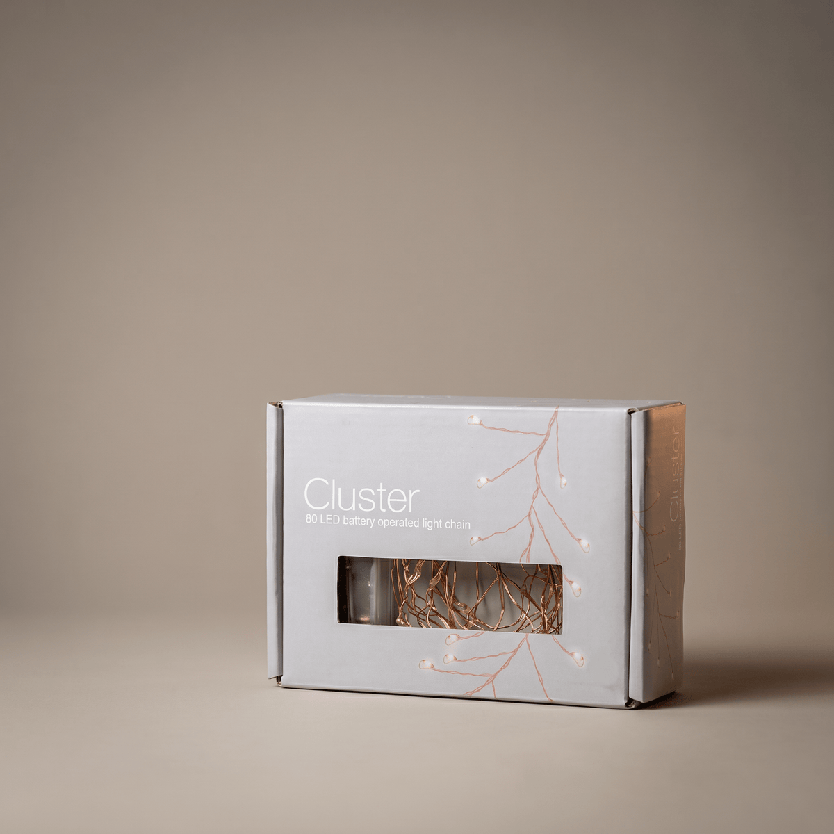 h potter copper cluster led string light gift box