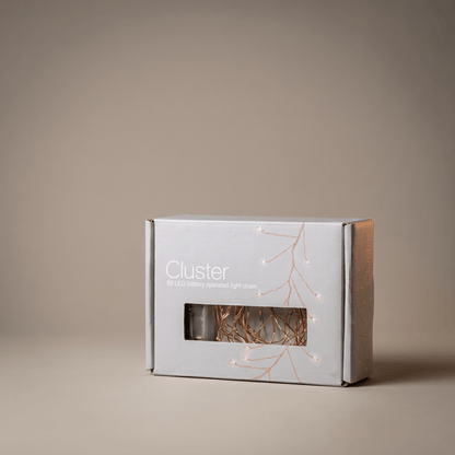 h potter copper cluster led string light gift box