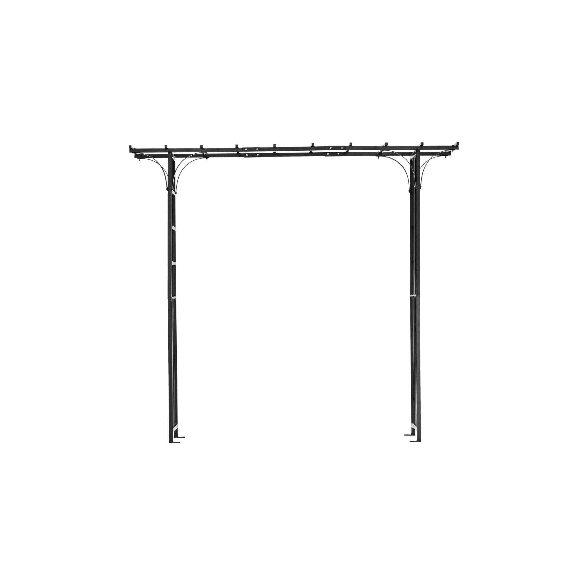 front view of h potter eden part 69 inch arbor archway