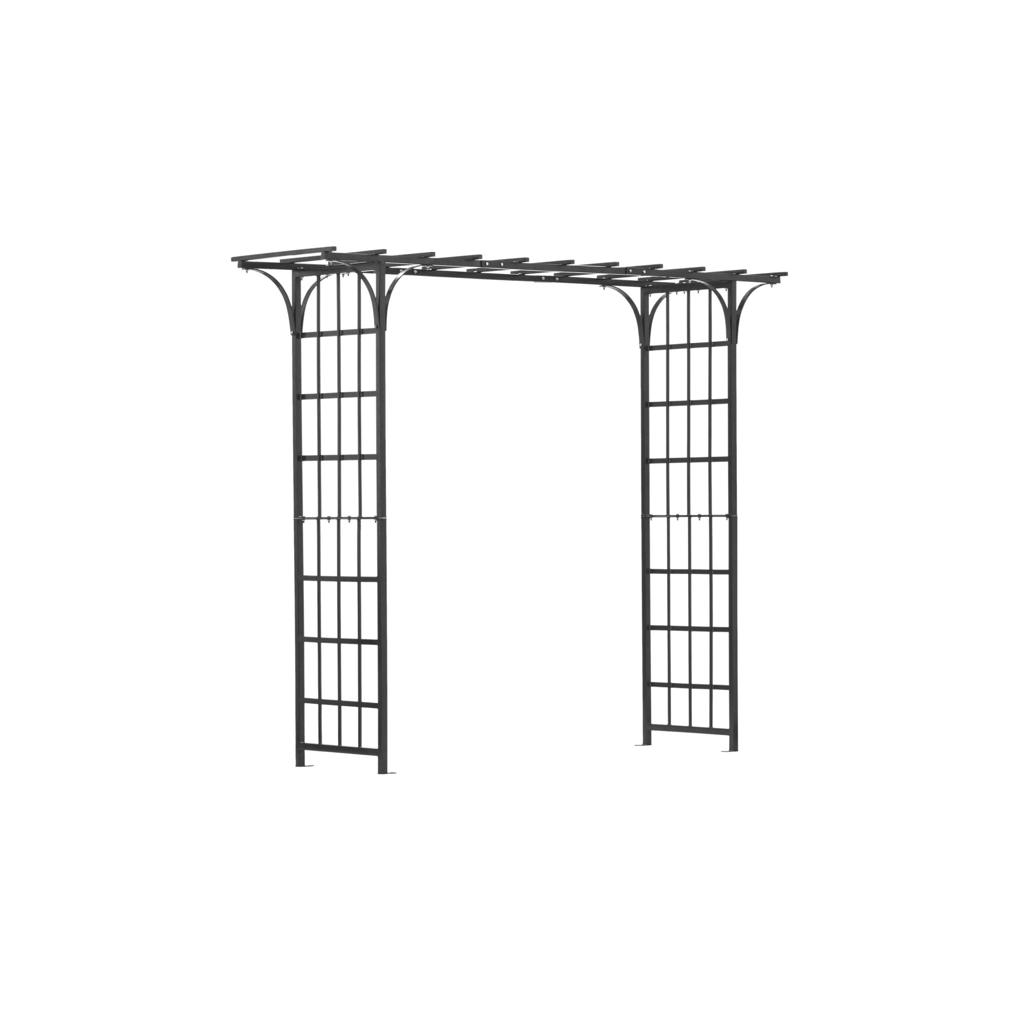 Eden Park Arbor Arch - 77 Inch Wide Heavy Duty Garden Arbor | H Potter