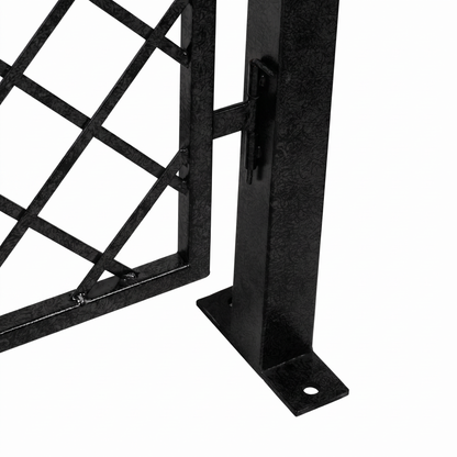 H Potter Savannah Garden Arbor Set of 2 – Black Iron Trellis Arches
