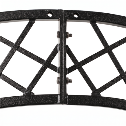 H Potter Savannah Garden Arbor – Black Iron Garden Trellis Arch