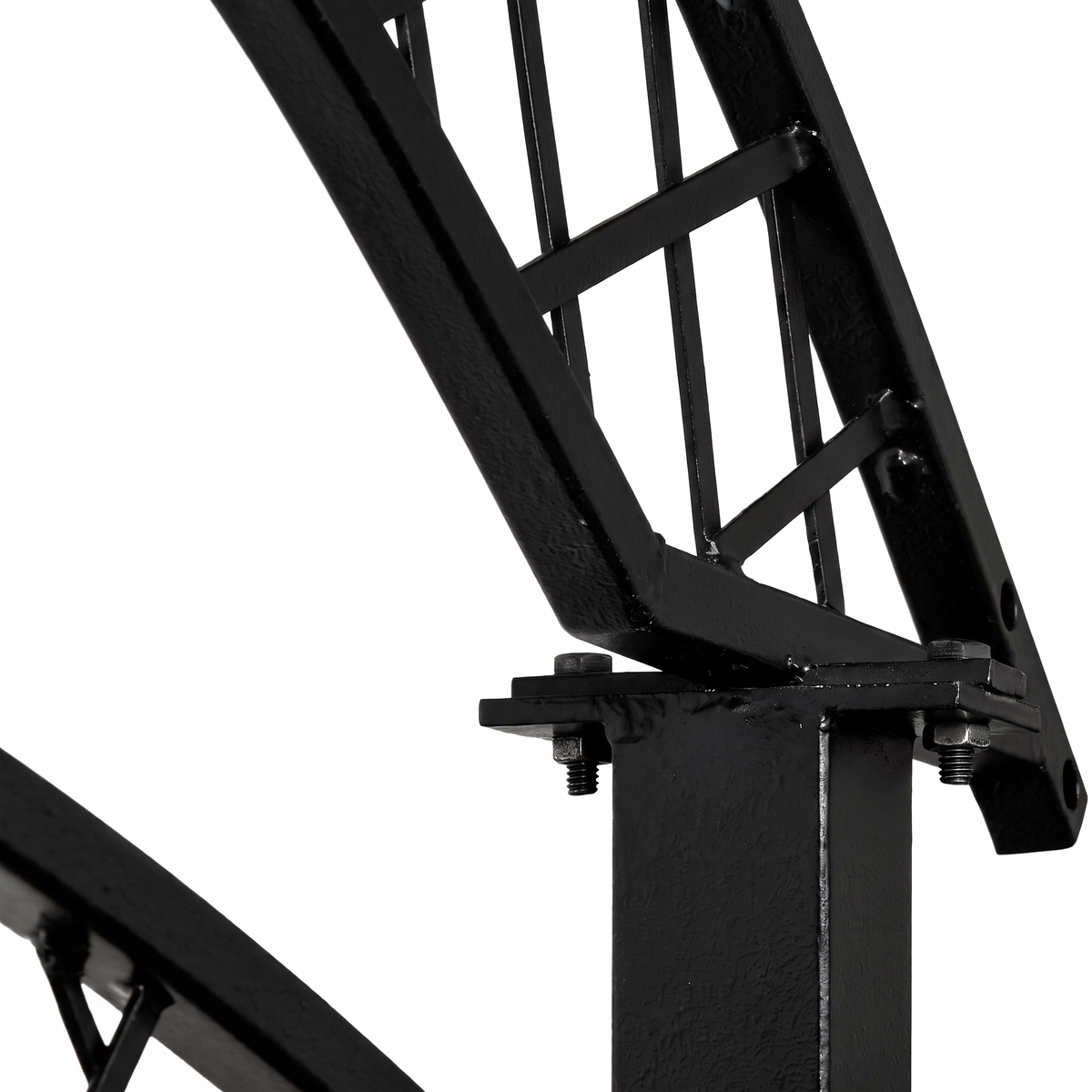 H Potter Savannah Garden Arbor – Black Iron Garden Trellis Arch