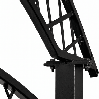 H Potter Trellis Set of 2 – Savannah Black Finish - Iron Garden Screens