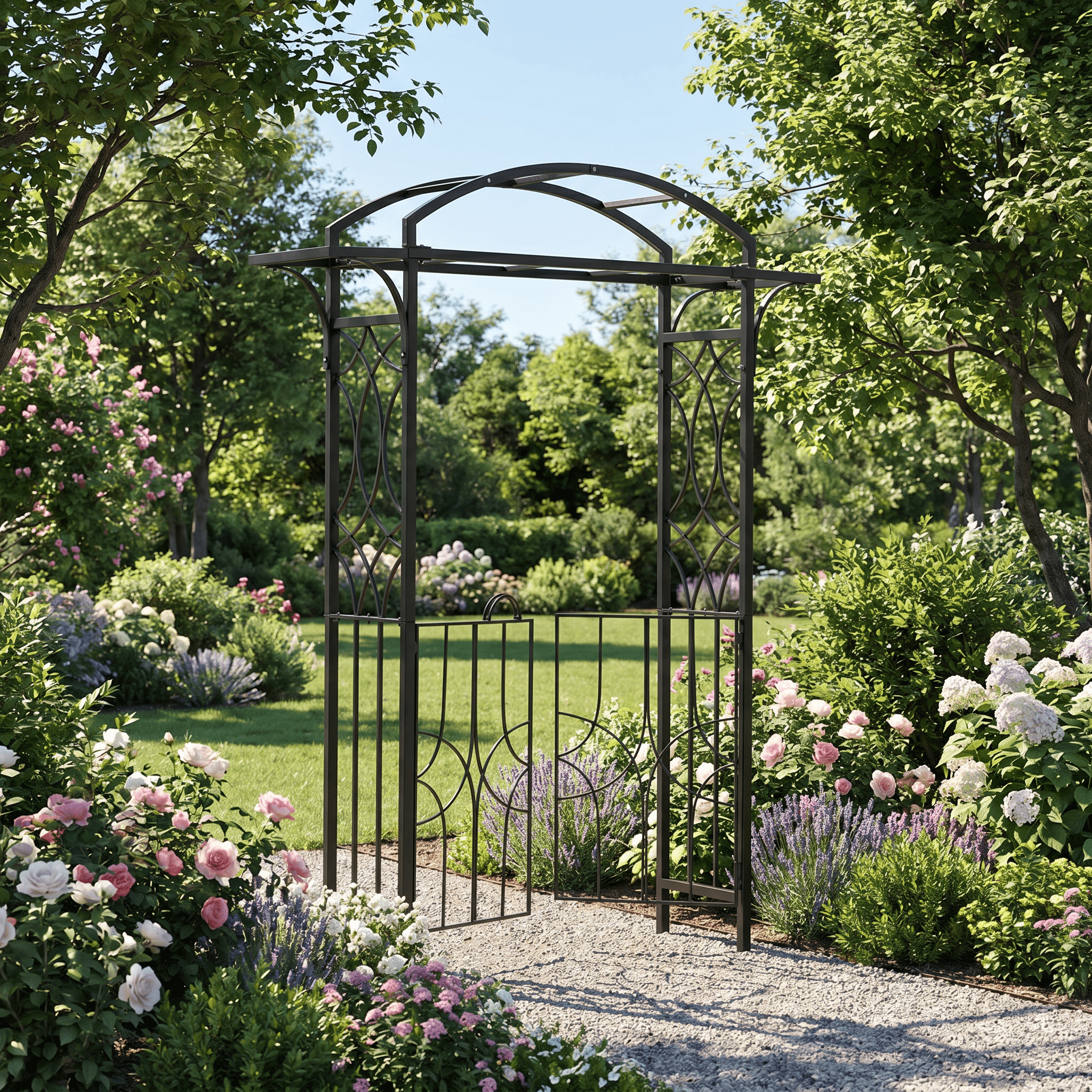 Where to Place a Garden Arbor Trellis | Garden Placement Ideas | H