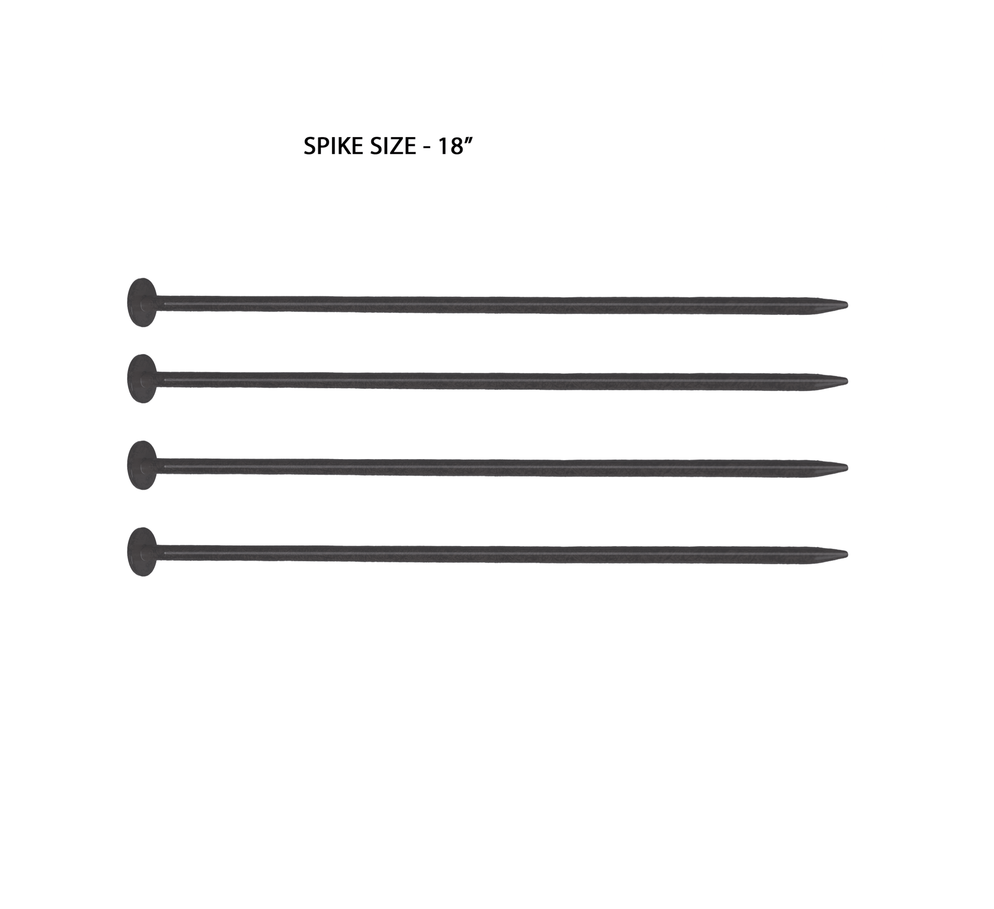 H Potter ground spikes included with grand black 8 foot garden obelisk trellis