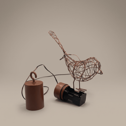 h potter metal sparrow with battery pack
