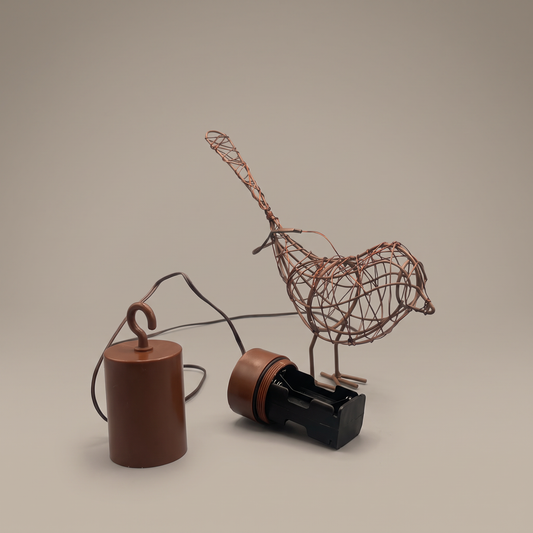 h potter metal sparrow with battery pack