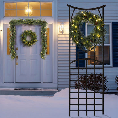 H Potter - Hawthorne Evergreen 24" Wreath