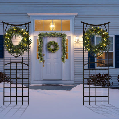 H Potter - Hawthorne Evergreen 24" Wreath
