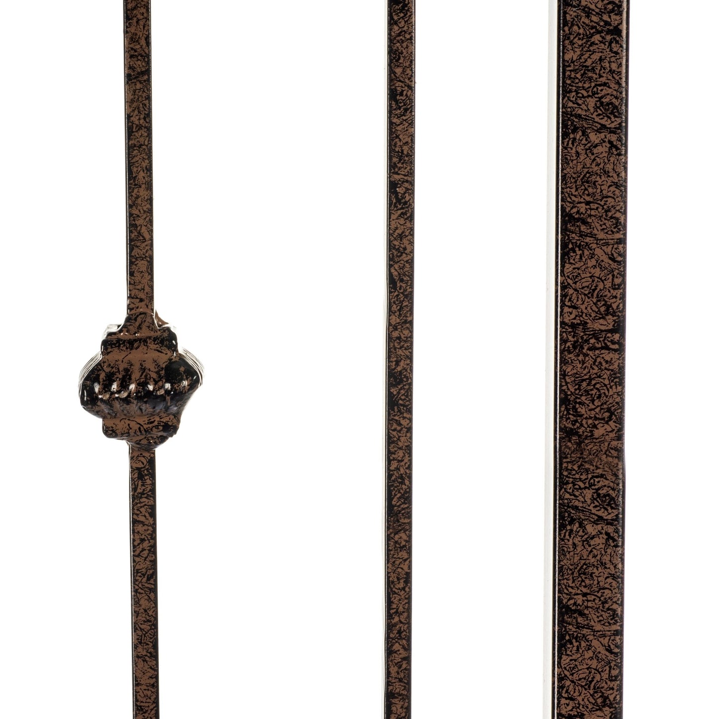 Weld close-up—heavy-gauge steel, clean seams; built for durability from Arizona heat to New England snow