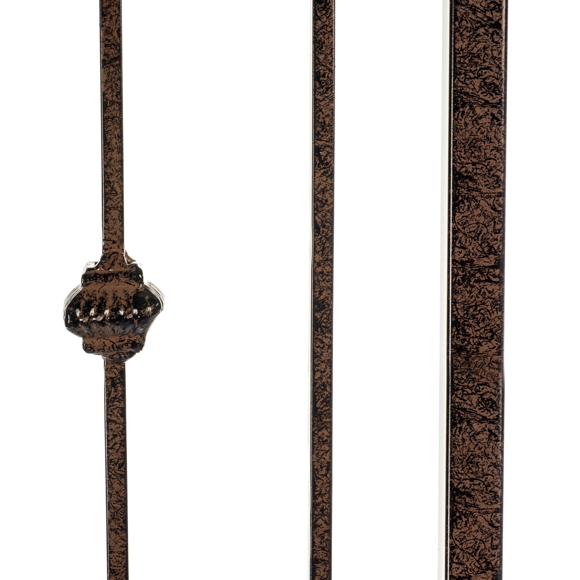 Weld close-up—heavy-gauge steel, clean seams; built for durability from Arizona heat to New England snow