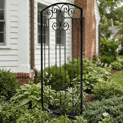 free standing 6ft trellis planter H Potter Lenox Estate Garden Trellis – 6ft Tall Freestanding Iron Garden Screen