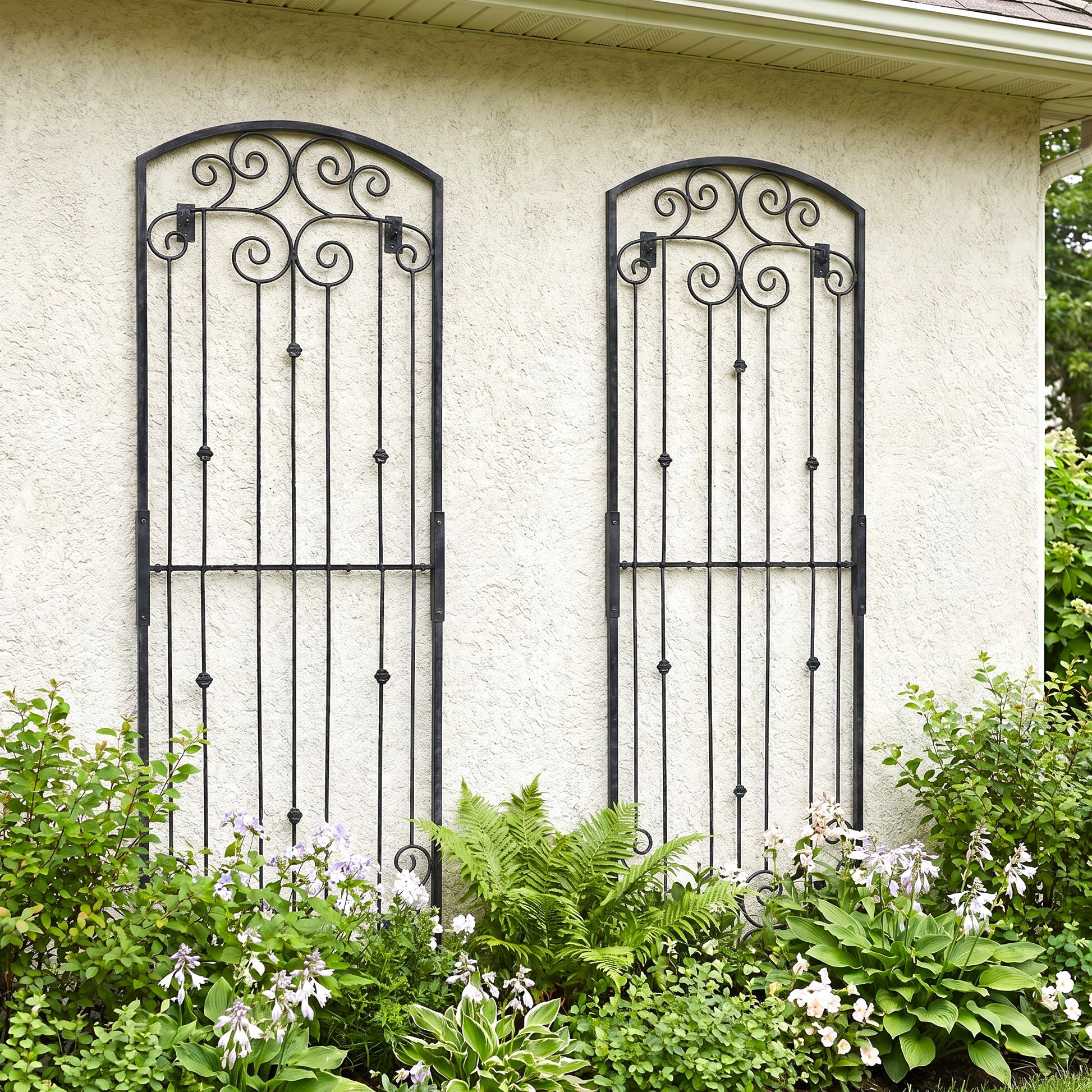 H Potter Lenox Estate Wall Trellis - Set of 2 – 8 Ft Tall