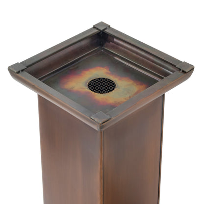 drainage hole at the base of h potter planter