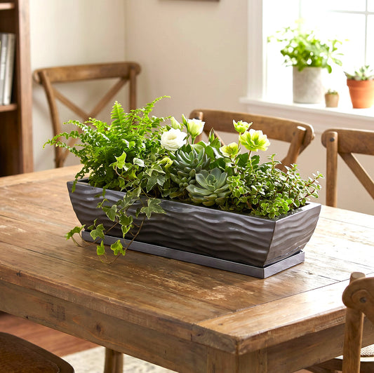H Potter brand succulent planter