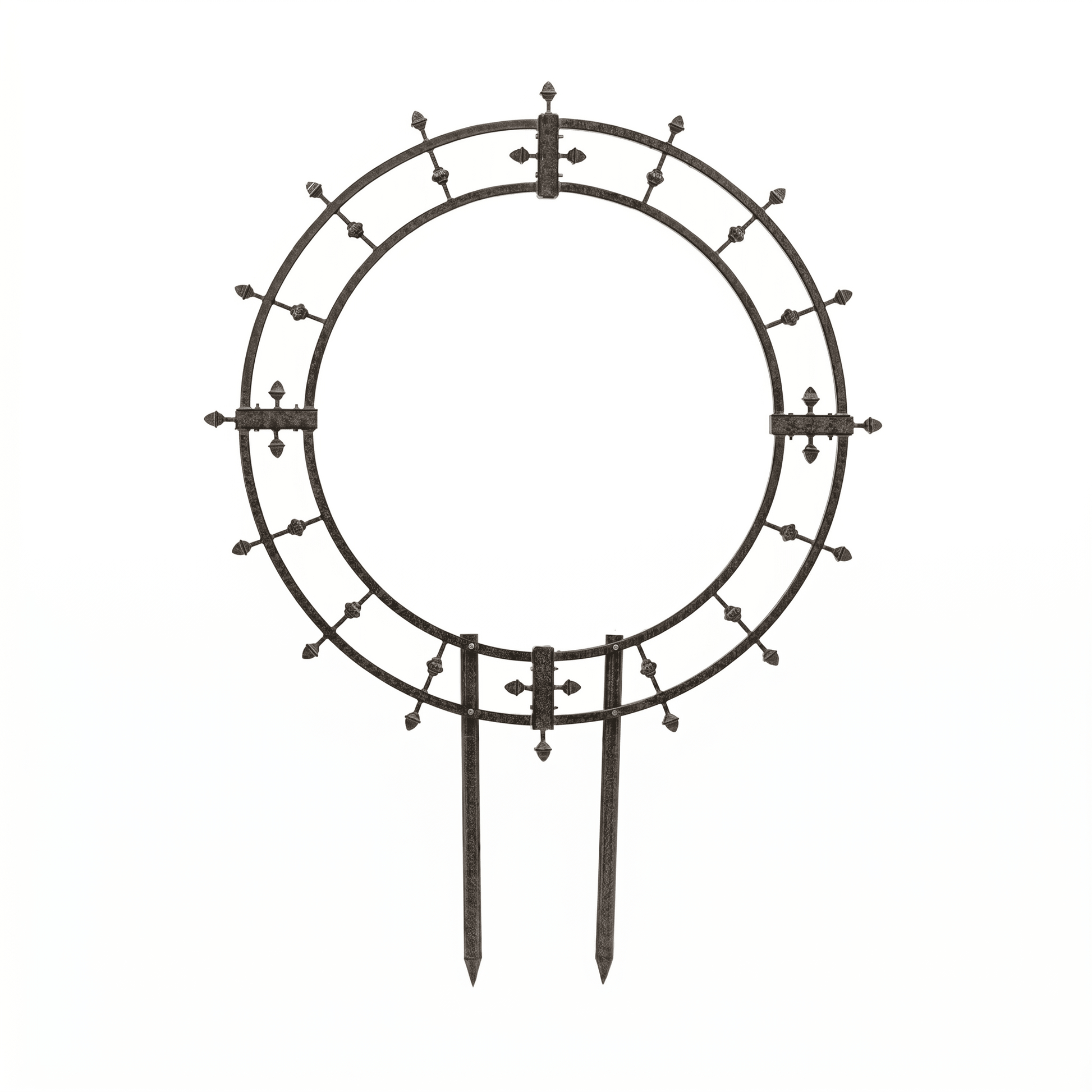 H Potter round trellis on white background