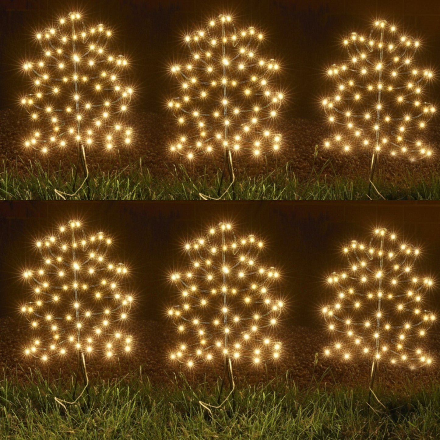 H Potter Solar Illuminated Estate Leaf Garden Light Large