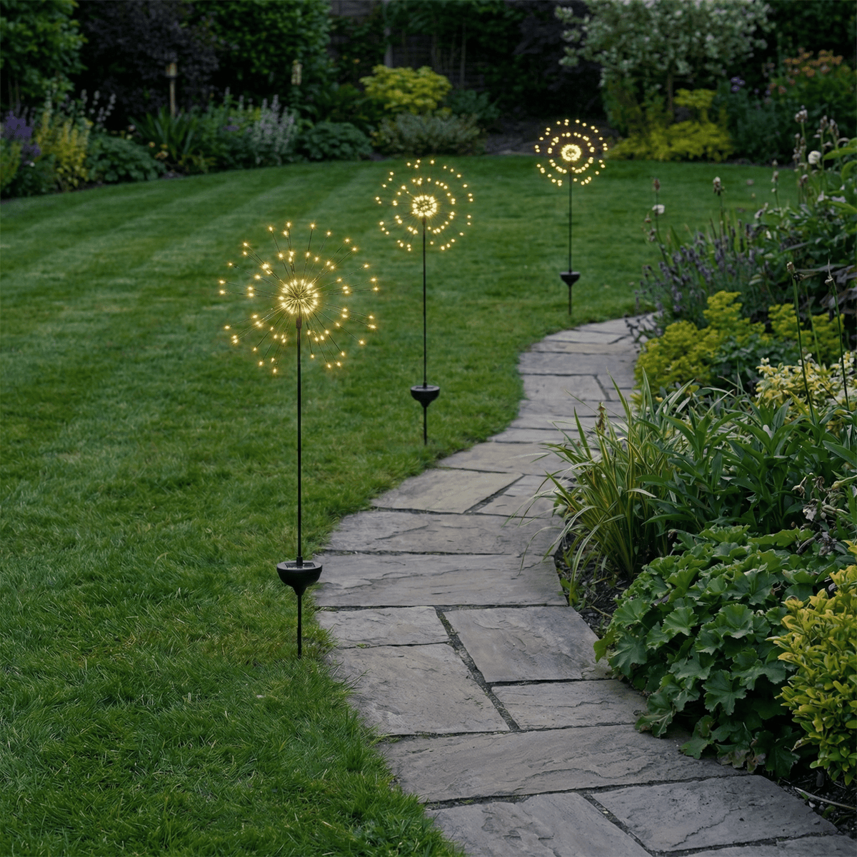H Potter Solar Sparkle Stake Light