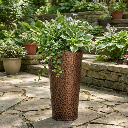 tall planter pot indoor H Potter Planter with Round Top