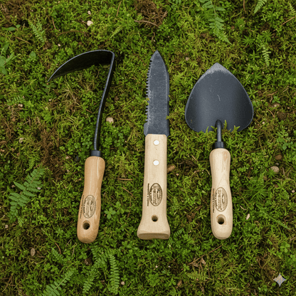 H Potter Repotting & Transplanting Tool Set — 3-Piece Forged Garden Kit - DeWit Tools