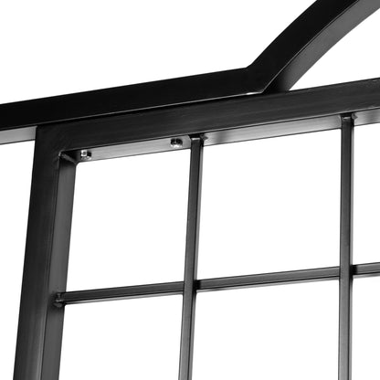 H Potter Garden Trellis Screen close up of welds and black powder coat