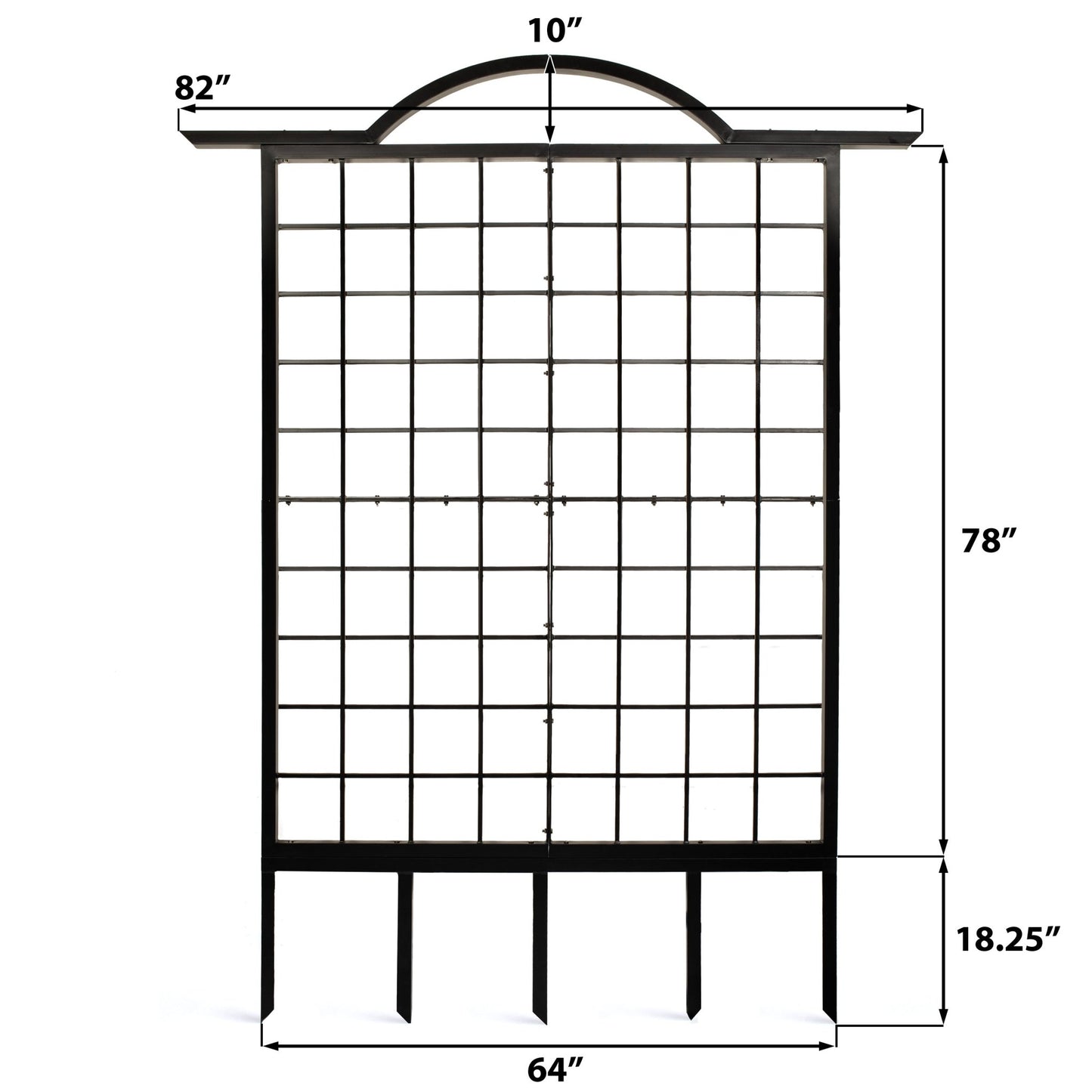 H Potter Garden Trellis Screen Grid Pattern Dimensions