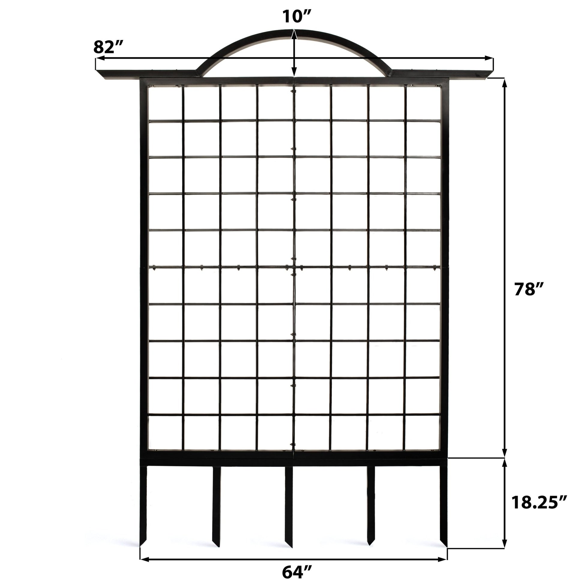 H Potter Garden Trellis Screen Grid Pattern Dimensions