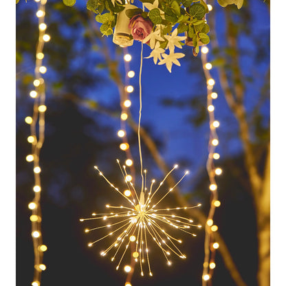 H Potter Hanging Starlight Light – 120 LED Indoor & Outdoor Décor