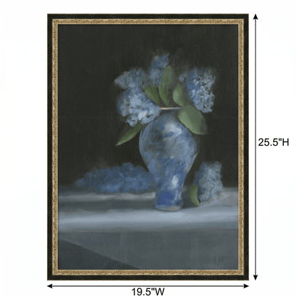 H Potter Blue Reverie Canvas Wall Art