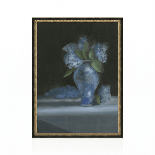 H Potter Blue Reverie Canvas Wall Art
