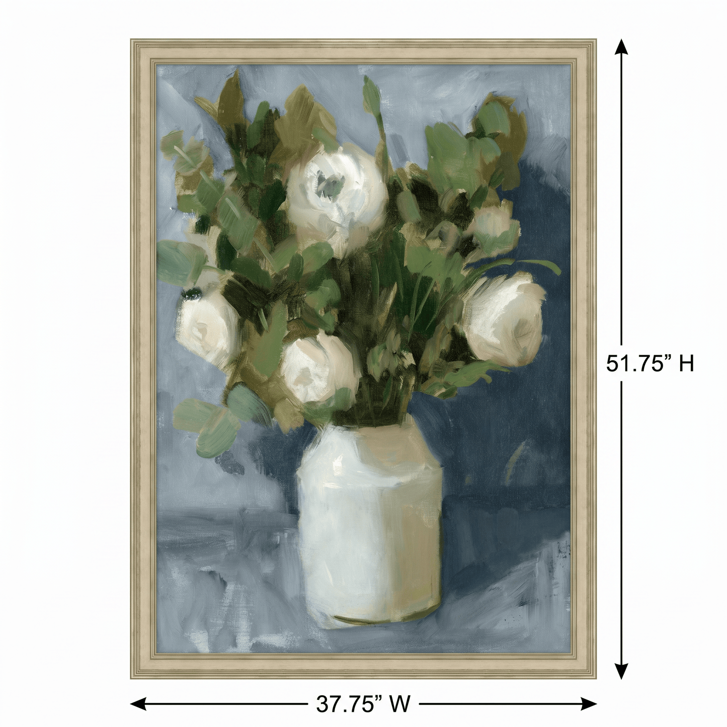 H Potter Ivory Arrangement Canvas Wall Art