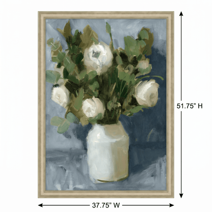 H Potter Ivory Arrangement Canvas Wall Art