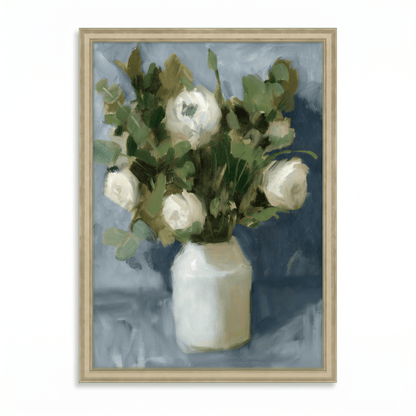 H Potter Ivory Arrangement Canvas Wall Art