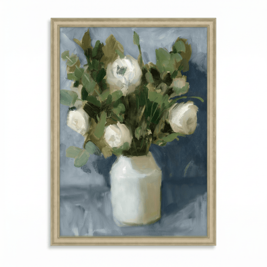 H Potter Ivory Arrangement Canvas Wall Art