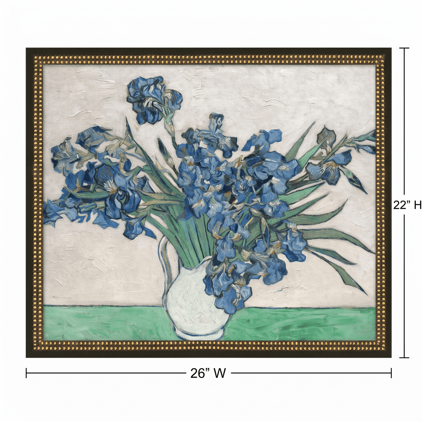H Potter Vase of Many Seasons Canvas Wall Art