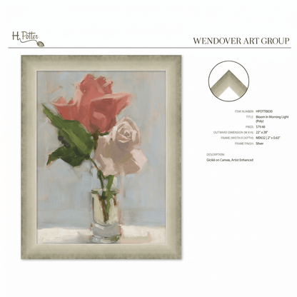 H Potter Bloom In Morning Light Canvas Wall Art