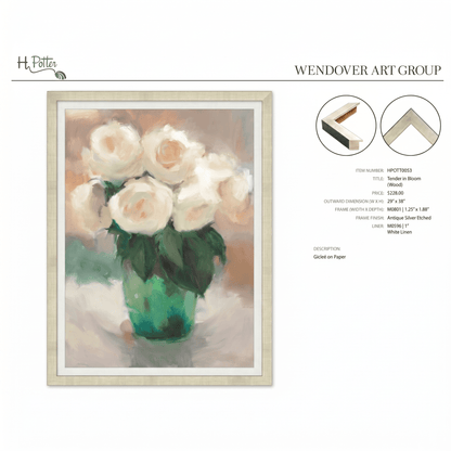 H Potter Tender in Bloom Canvas Wall Art