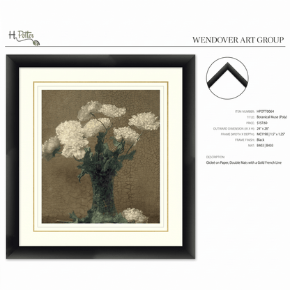 H Potter Botanical Muse Canvas Wall Art