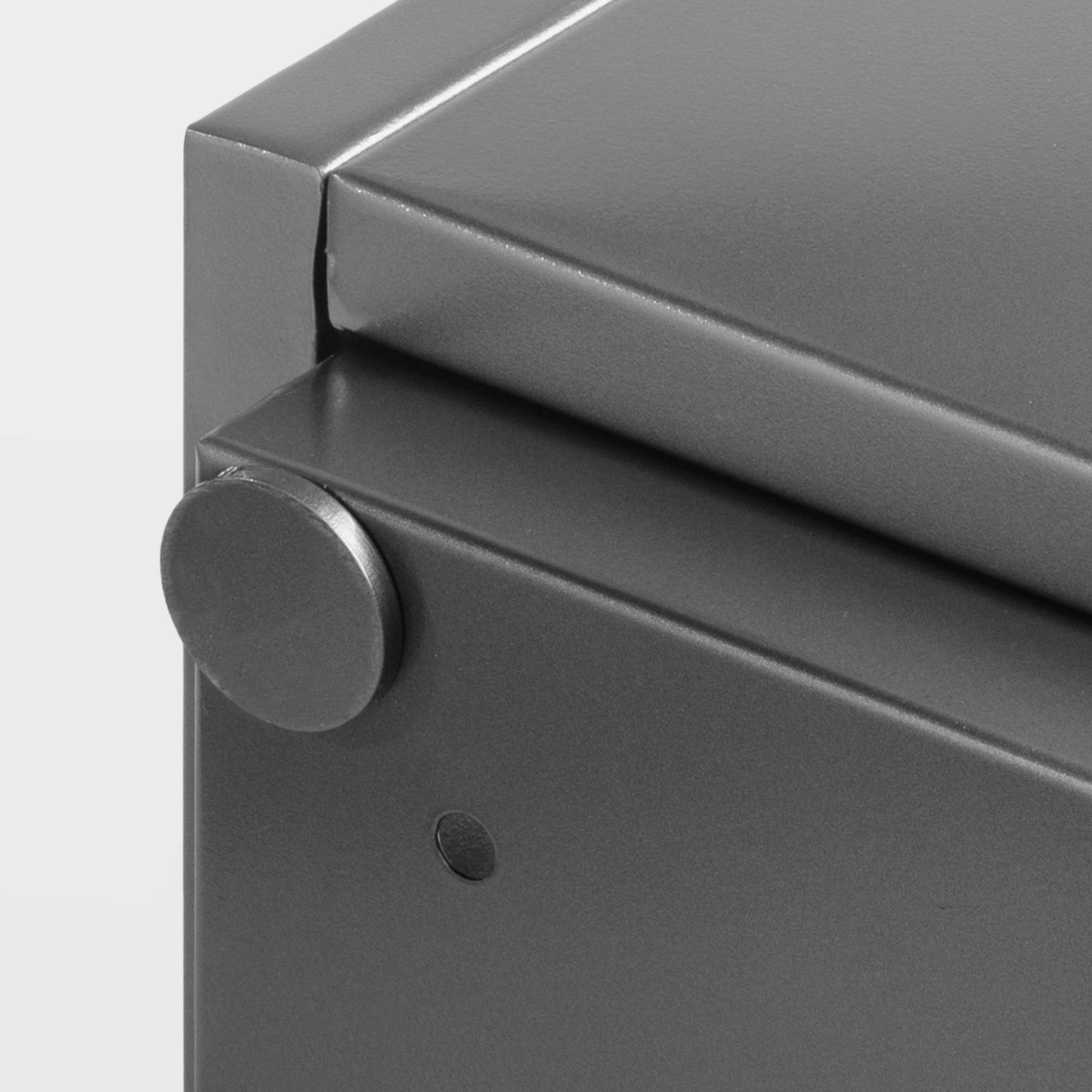 h potter grey planter base close up